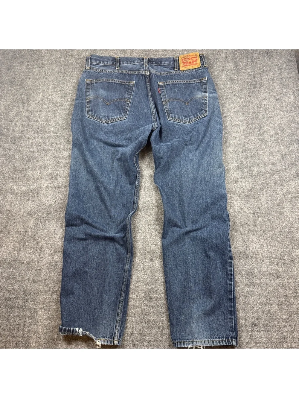 Levi's 505 Blue Denim Jeans, Size 38x32